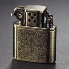 ZORRO Rare Luxury Vintage Constantine Copper Kerosene Lighter Flint Oil Antique
