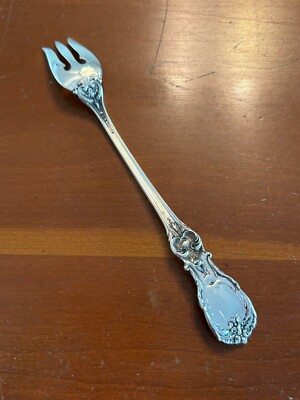 HEAVY CLEAN REED & BARTON FRANCIS I STERLING SILVER COCKTAIL FORK