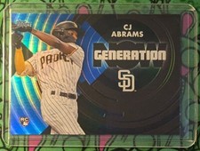 CJ ABRAMS 2022-2024 Cards ⚾ U PICK 🔥 Topps RC Rainbow Parallel Refractor Rookie