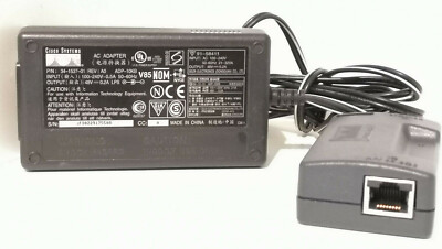 CISCO ADP-10KB , 34-1537-01 , AIR-PWRINJ , 48V 0,2A 0,125A für IP Telefon System