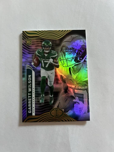 2022 Panini Illusions - #77 Garrett Wilson  Gold Foil Hobby Box Variant