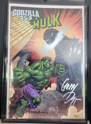 GODZILLA VS HULK #1 CVR F MCGUINNESS FOIL SGN GERRY DUGGAN & LAURA MARTIN NO COA