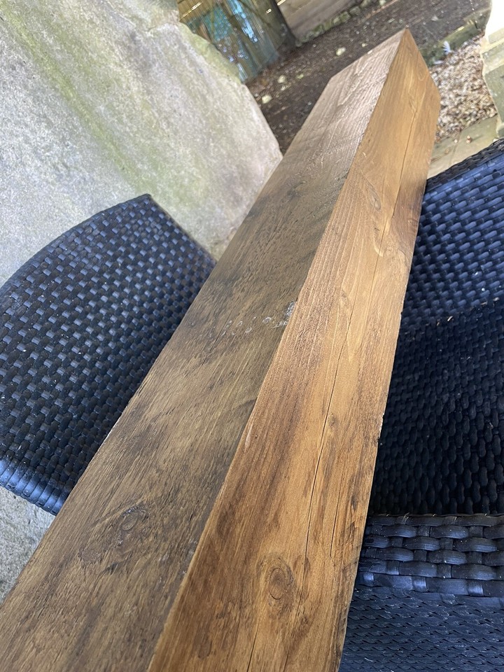 Solid oak Fireplace Mantel Beam Log Burner Shelf Lintel CHUNKY Timber