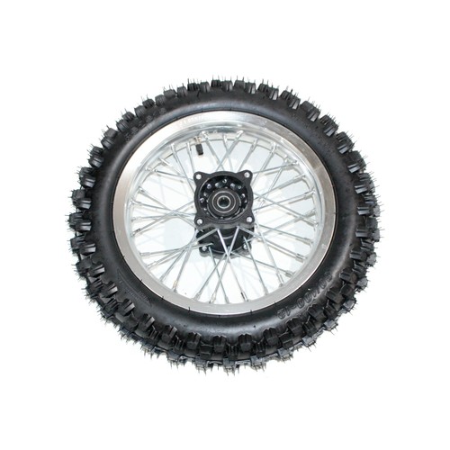 SV 12mm 14 Inch Front + 15mm 12 Inch Rear Wheel Rim Tyre Tire PIT PRO Dirt Bike - Picture 6 of 9