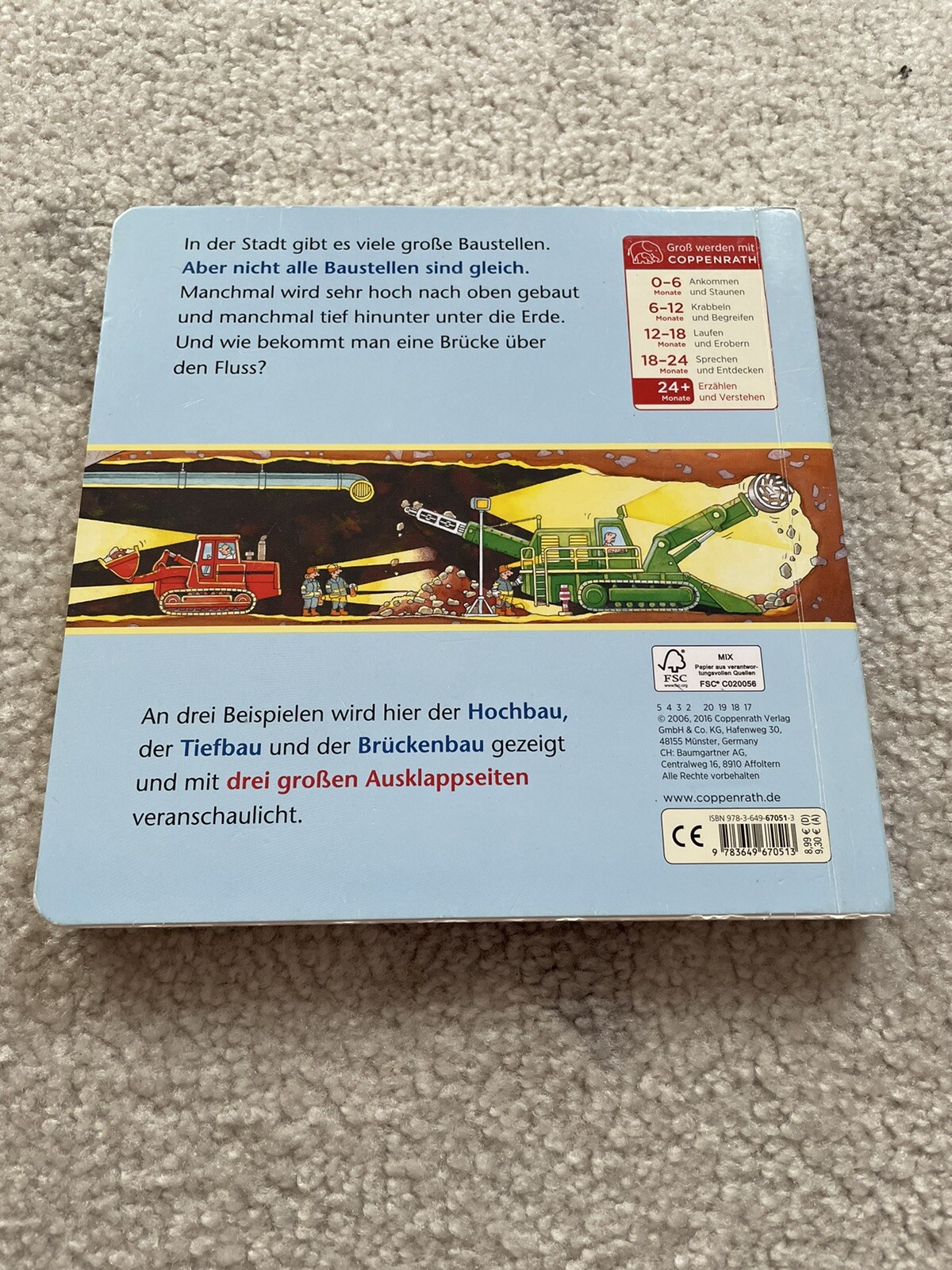 Thumbnail - Baustellen Über Und Unter Der Erde, Ab 2 Jahren, 22 Seiten, Mit