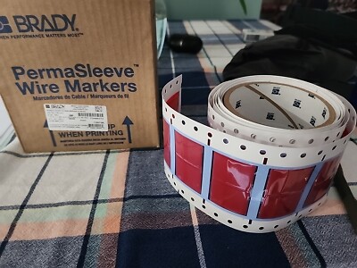 Brady Permasleeve Red Wire Marking Sleeve