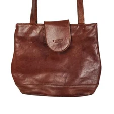I Medici Brown Leather Shoulder Bag