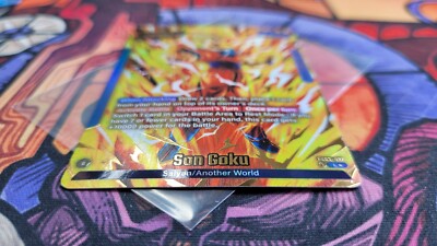 Son Goku FB03-027 SS Leader Dragon Ball Super Card Alternate Art