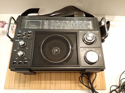 Vintage Rhapsody AM CB SW1 SW2 FM TV1 TV2 AIR WB PB MULTIBAND RECEIVER RY-610 - Zdjęcie 13 z 13