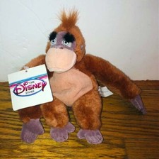 KING LOUIE Mini Bean Bag NWT Disney Store 8" The Jungle Book Plush Beanie Toy