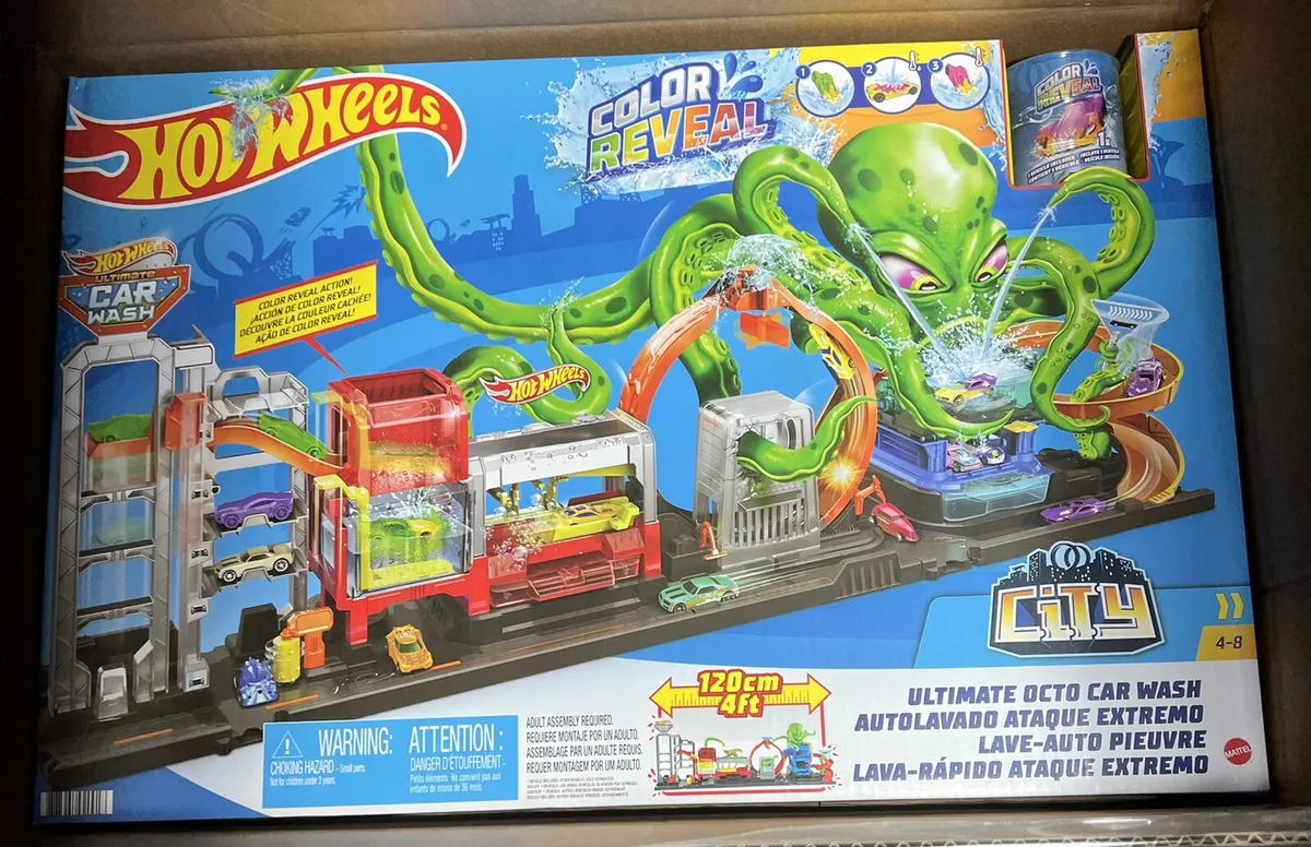 Hot Wheels Color Shifters Playset Octo Battle - Mattel 