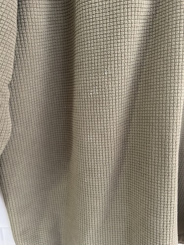 Timberland mens 1/4 zip waffle textured sweater sz 2XL Khaki Color READ - Picture 5 of 7