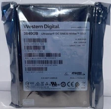 WD UltraStar DC SN630 3.84TB SSD 2.5" NVMe Solid State Drive WUS3BA138C7P3E3
