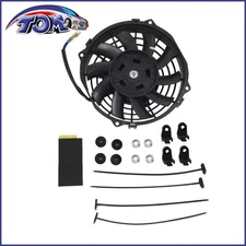 Brand New Universal Slim 7" Pull/push Radiator Engine Bay Cooling Fan Mount Kit