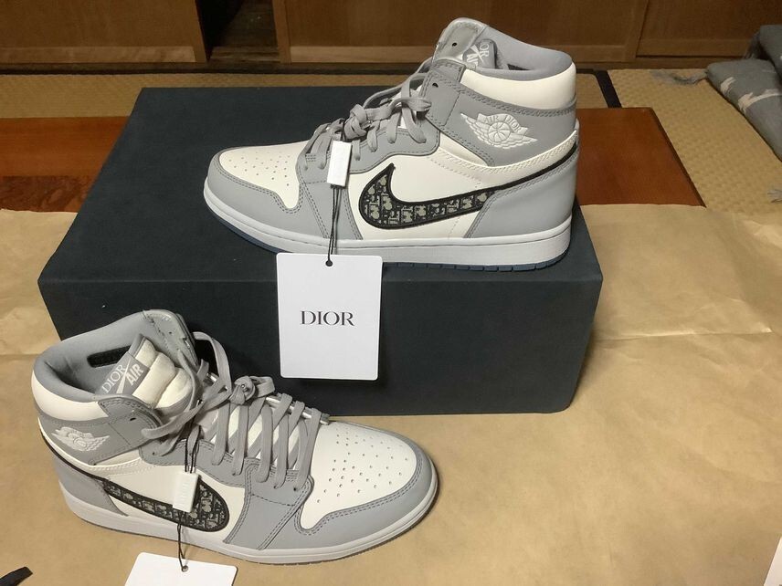 Nike Air Jordan X Dior Low Sneakers Authentic CN8608-002 Size US 9 Brand  New | eBay