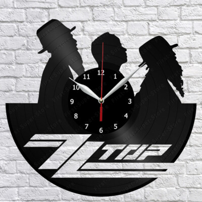 ZZ Top Vinyl Record Wall Clock Art Decor Original Gift 12'' 30cm 1921