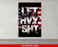 Motivational Gym Banner - Large Fitness Wall Art Decor