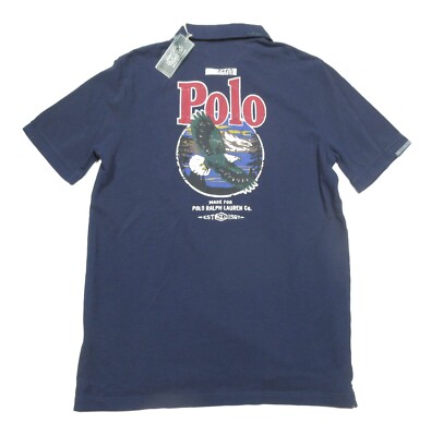 Polo Ralph Lauren Men's Blue Polo Country Classic Fit Pocket Polo