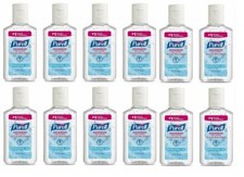 12 PACK NEW Purel Travel Bottle Pocket Instant Hand Gel 1 FL OZ Each HR