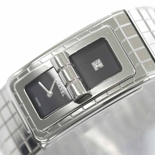 CHANEL Code CoCo Diamond H5144 Quartz Black Dial Ladies Watch 90268300 - Picture 7 of 7