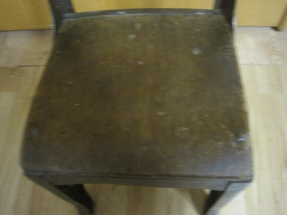 SILLA INFANTIL ANTIGUA DE METAL PARA NIÑOS MADERA MADERA SUPER RARA INDUSTRIAL Foto 4 de 4