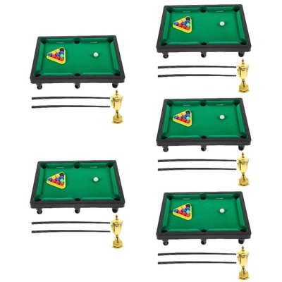  5 Sets Desktop-Spiele Mini-Billard Spielzeug Zum Aufziehen Kind Eltern-Kind