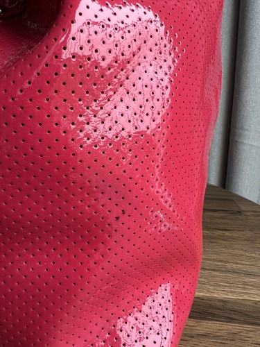 RUSSELL & BROMLEY Shoulder Bag Stud Detail Patent Leather Handbag - Picture 3 of 12