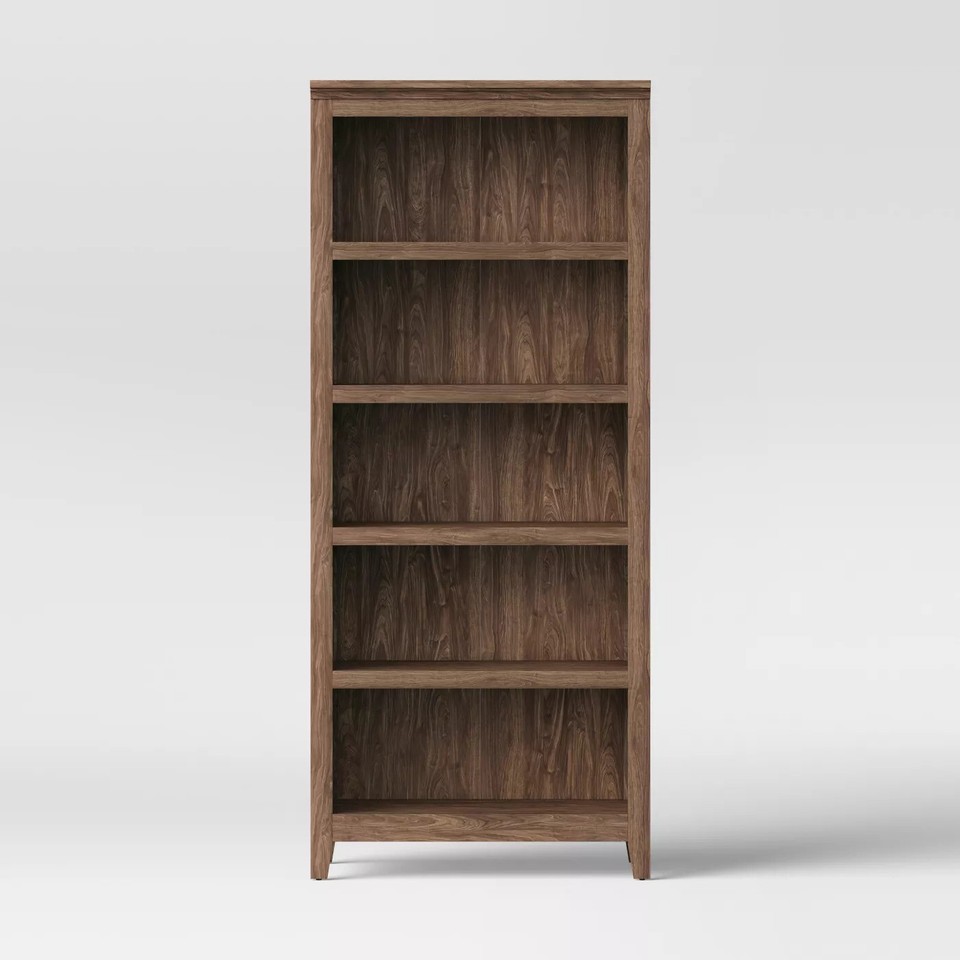 Carson Rustic Bookcase Bookcase Bookshelf 72
