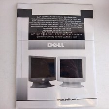 Dell 1701 FP Flat Panel Color Monitor Quick Setup Guide With CD Sealed