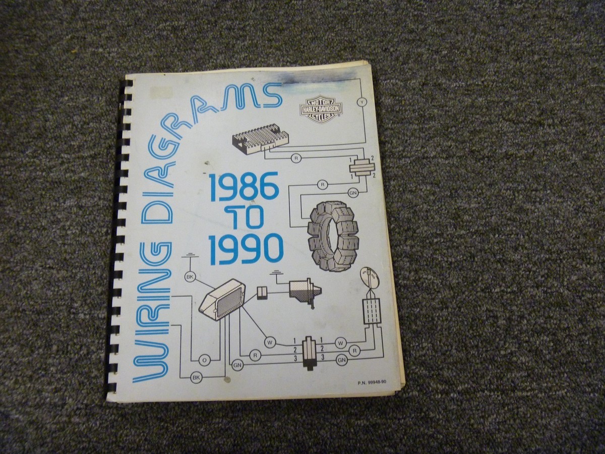 1989 Harley Davidson FXR Softail Electra Glide Electrical Wiring