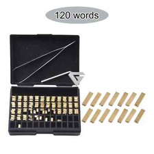 120pcs Hot Stamp Copper Letters For HP-241 DY-8 Coding Machine 2x3x15mm