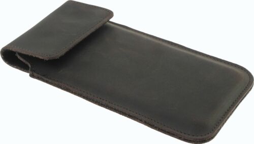 Pochette Verticale Avec Clip De Ceinture En Cuir Véritable Pour IPHONE - Imagen 7 de 12