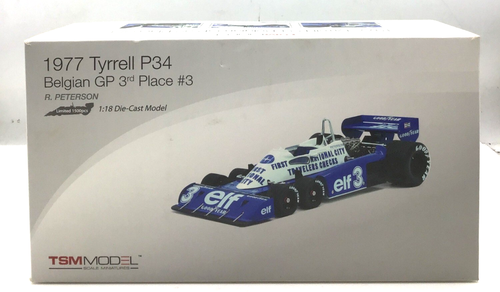 TSM 1977 Tyrrell P34 Belgian GP 3rd Place #3 R. Peterson 1/18