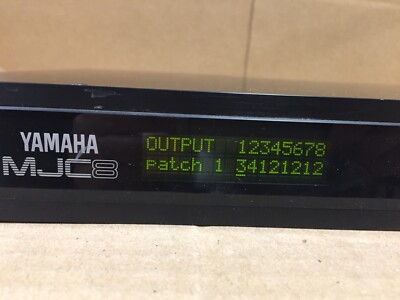 Yamaha MIDI Junction Controller Patchbay MJC8 Power On | eBay