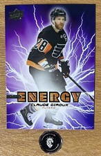 Claude Giroux 2019-20 Upper Deck Series 1 Pure Energy #PE-14 Philadelphia Flyers