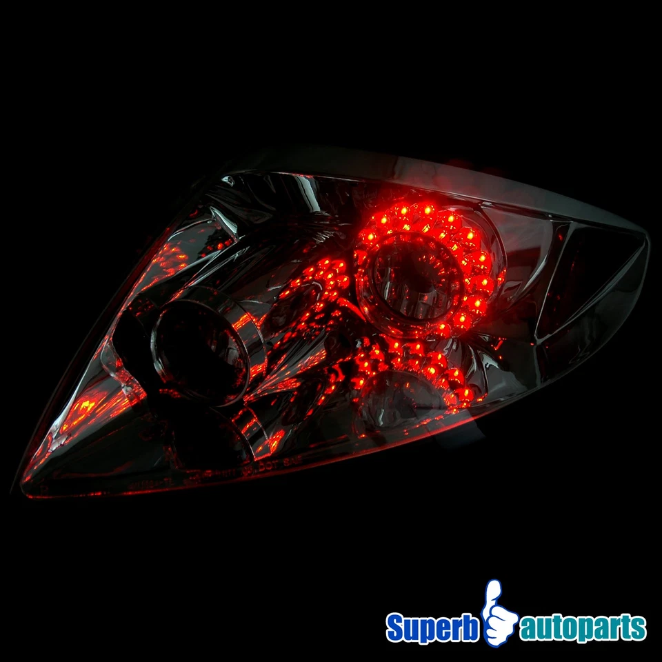 Fits 2006-2011 Mitsubishi Eclipse LED Tail Lights Brake Lamps Pair L+R Foto 4 de 4