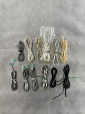 Landline Telephone Cords lot of 12 Cable Wire Connector Phone Jack