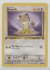 Meowth 1st Ed. Pokemon Jungle #56 1999