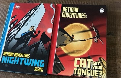 DC Batman Adventures Book Set Nightwing Rising & Cat Got Your Tongue? Hardcover