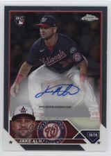 2023 Topps Chrome Update Auto Jake Alu #AC-JAL Auto 1mc9