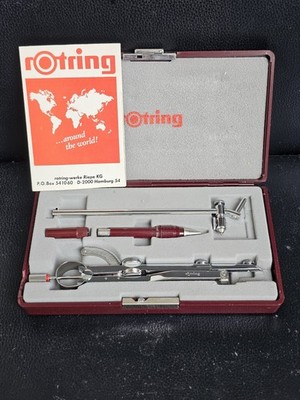 Rotring Großer Teilzirkel mit Schnellverstellung Vintage