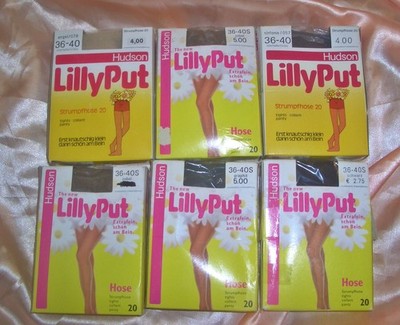 Konvolut Paket Restposten 6 x Hudson Lilly Put Feinstrumpfhosen Gr 36-40 S/M OVP