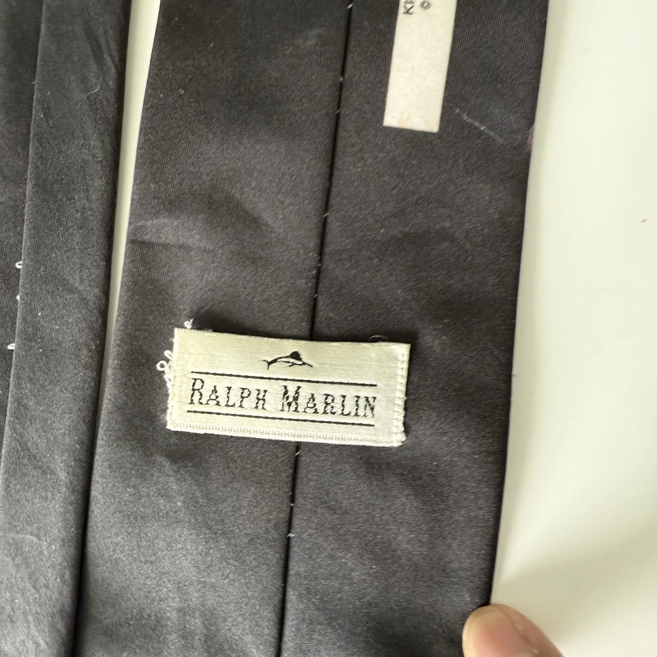 Corbata Rock Ralph Marlin Vintage 1997 Kiss Signatures Hecha en EE. UU. Foto 4 de 4