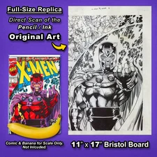 X-MEN #1 (1991 Cover D) Connecting Art 🔥 JIM LEE 11"x17" Replica Original Art🔥