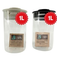 2X 1 Liter Xxl Vakuum KräUter Borosilikat Glas Aufbewahrung Vorratsglas Ernte