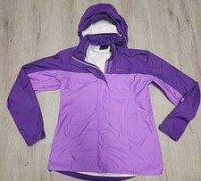 Marmot Purple Full Zip Hooded Lightweight Windbreaker Womens Small