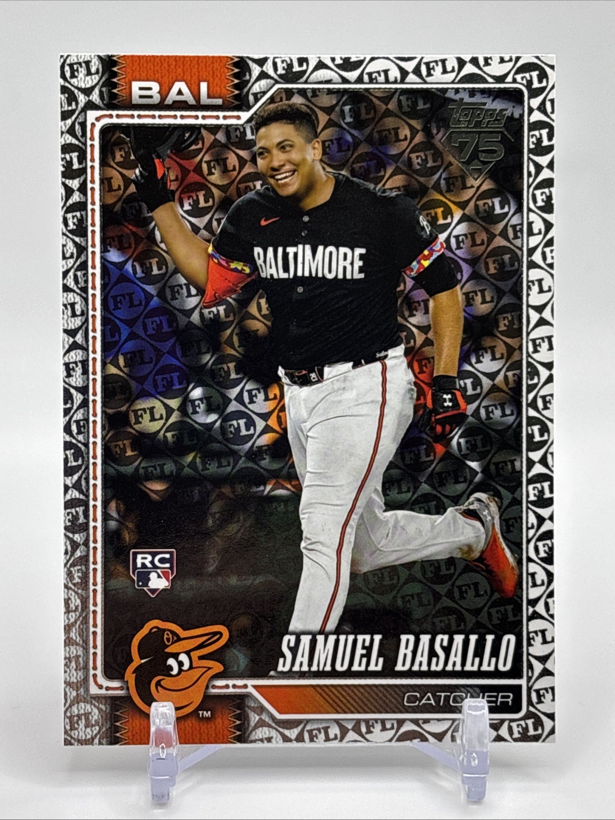 2026 Topps Series 1 Samuel Basallo RC #104 Spring Training SP Baltimore Orioles