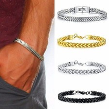 Stylish Stainless Steel Chain Bracelet For Men Personality Charm Chain Bracelets