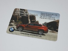 BMW Autohaus Emmerich  - 2009 Taschenkalender - Werbung 