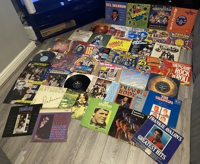 Rock & Roll Vinyl Bundle x42   Beatles, Buddy Holly, Beach Boys   Job Lot #4